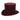 Ferrecci Premium Top Hat in Burgundy Wool Victorian Elegance in Burgundy #color_ Burgundy