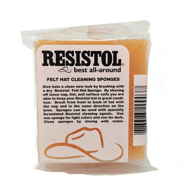 Resistol Felt Hat Cleaning Sponges Pack of 2