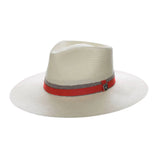 Stacy Adams Harlow Toyo Straw Wide Brim Fedora Hat in Ivy