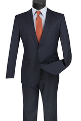 Vinci 2 Piece Slim Fit Suit in Navy - SC900-12