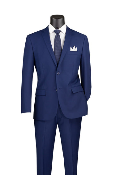 Vinci Patriot Blue Slim Fit 2 Piece Suit - SC900-12