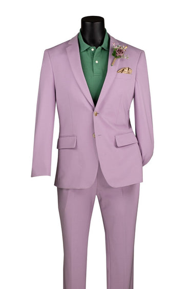 Vinci Lavender Slim Fit 2 Piece Suit - SDX-3
