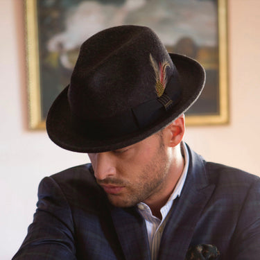 Scala Baltimore Crushable Wool Felt Fedora