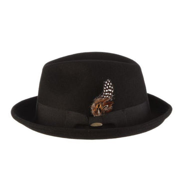 Scala Coeur Crushable Wool Felt Fedora