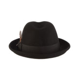 Scala Coeur Crushable Wool Felt Fedora