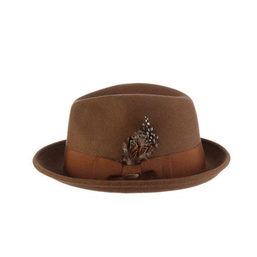 Scala Coeur Crushable Wool Felt Fedora