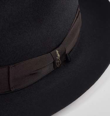 Bellissimo Tuscana in Charcoal Gray Fur Felt Fedora