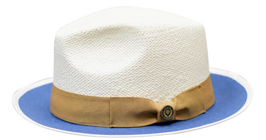Sebastian Collection in White Mid Blue Cognac