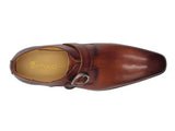 Carrucci Shoes Signature Buckle Monk Strap Shoe