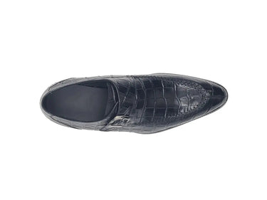 Carrucci Shoes Single Monk Buckle Split Toe Loafer