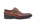 Carrucci Shoes Single Monk Buckle Split Toe Loafer