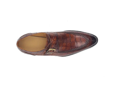 Carrucci Shoes Single Monk Buckle Split Toe Loafer