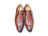 Carrucci Shoes Single Monk Buckle Split Toe Loafer