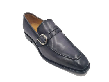 Carrucci Shoes Single Monk Strap Modern Buckle Dress Shoe