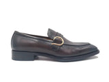 Carrucci Shoes Single Monk Strap Modern Buckle Dress Shoe in Chestnut