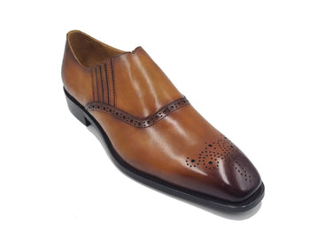 Carrucci Shoes Medallion Slip-On Dress Loafer