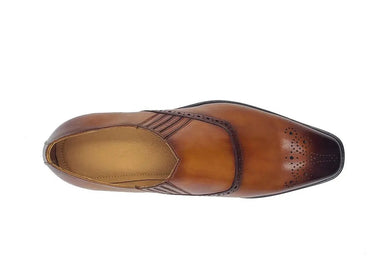 Carrucci Shoes Medallion Slip-On Dress Loafer