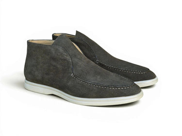 Soft Suede Comfort Loafer in Brown