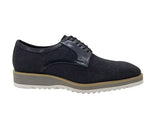 Carrucci Shoes Spring Linen Mixed Media Oxford in Black