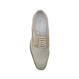 Carrucci Shoes Spring Linen Mixed Media Oxford