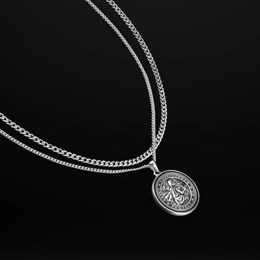 St. Christopher Set - Sterling Silver Set