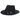 Stacy Adams Genesee Wool Felt Large Brim Fedora in Black