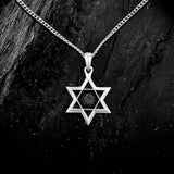 Star Of David Pendant - Silver