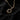 Star Of David Pendant - 14K Gold Onyx