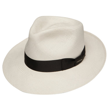 Stetson Adventurer Shantung Straw Fedora in Natural