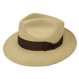 Stetson Adventurer Shantung Straw Fedora in Butterscotch