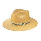 Stetson Cliff Dweller Straw Wide Brim Western Hat in Wheat