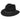 Stetson Markham Pinch Front Wool Felt Fedora in Black