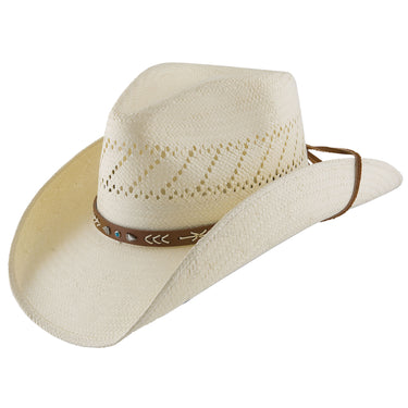 Stetson Santa Fe Shantung Panama Straw Hat in Natural