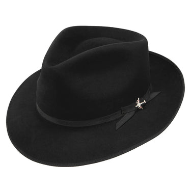 Stetson Stratoliner B Soft Felt Fedora in Black