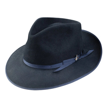 Stetson Stratoliner B Soft Felt Fedora in Navy
