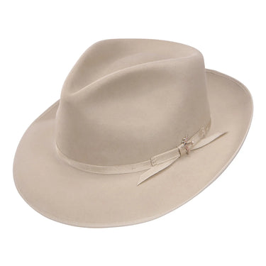 Stetson Stratoliner B Soft Felt Fedora in Silverbelly #color_ Silverbelly