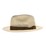 Stetson The Moor Genuine Panama Fedora Hat in Natural (Vented)