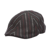 Stetson Wildgrass Suit Stripe Ivy Cap in Black