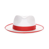 Steven Land Parker Pinch Front Polybraid Straw Fedora