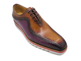 Carrucci Shoes Two-Tone Brogue Oxford Dress Shoe