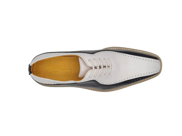 Carrucci Shoes Two-Tone Brogue Oxford Dress Shoe