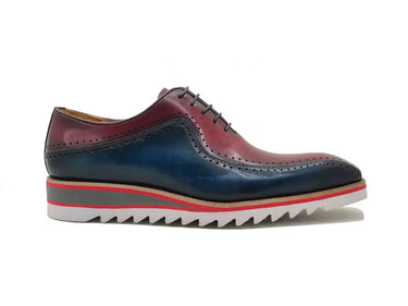 Carrucci Shoes Two-Tone Brogue Oxford Dress Shoe
