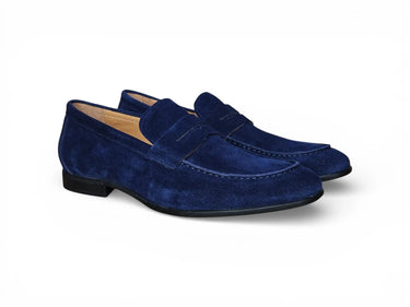 Suede Penny Loafer with Flexible Outsole — view 5