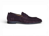 Suede Penny Loafer with Flexible Outsole — view 2
