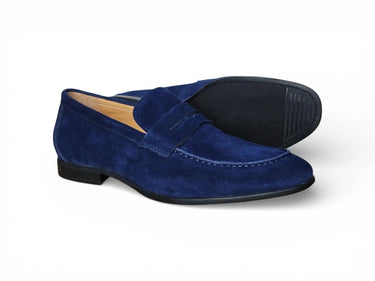 Suede Penny Loafer with Flexible Outsole — view 7
