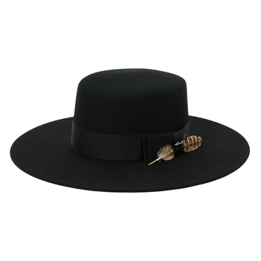 Stetson Folklore Wide Brim Bolero Hat in Black