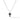 Stone Cross Pendant - Black Onyx