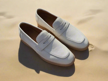Carrucci Shoes Tumble Calfskin Penny Loafer