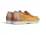 Carrucci Shoes Tumble Calfskin Penny Loafer