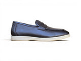 Carrucci Shoes Tumble Calfskin Penny Loafer